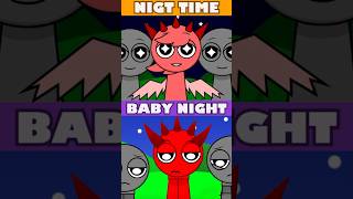 Incredibox Sprunki BABIES 🍼👶 VS Sprunki NIGHT TIME 🪙✨ All Characters [upl. by Adaminah932]