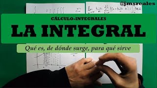 La integral qué es de dónde surge y para qué sirve [upl. by Rivalee]