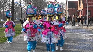 Carnavalsoptocht TerApel 2019 van CV De Kloosterwiekers [upl. by Nayrb]