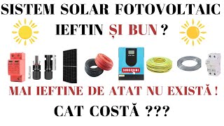 Ep3  Sistem solar ieftin  MONTAJUL [upl. by Philender297]