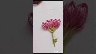 Gorgeous beautiful flower embroidery design flowerdesign [upl. by Follansbee]