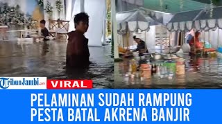 Viral Acara Pernikahan Batal Karena Musibah Banjir Demak [upl. by Assilram]