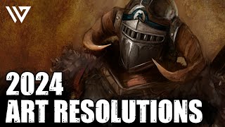 2024 Art Resolutions What are your Art Goals [upl. by Arikat]