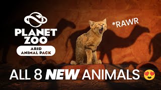 ALL The New Animals Coming to PLANET ZOO  Arid Animal Pack  Update 114 [upl. by Siul]