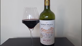 0258  Vinho Doña Paula Estate Malbec 2019 [upl. by Warenne]