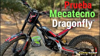 🟢 Prueba moto eléctrica de trial Mecatecno Dragonfly 2023 [upl. by Eiralc]