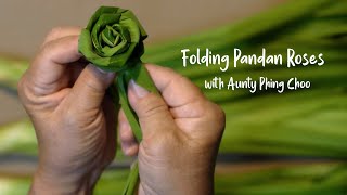 Folding Pandan Roses [upl. by Osswald998]