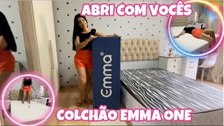 UNBOXING COLCHÃO EMMA ONE  É BOM MESMO Fiz um Teste Junto Com Vocês [upl. by Riggs]