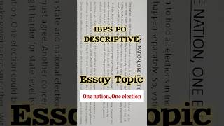 Descriptive Essay Letter Writing For IBPS PO amp SBI PO 2024 [upl. by Einafets]