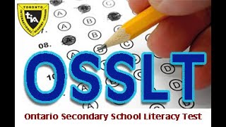 OSSLT Ontario Secondary School Literacy Test [upl. by Oicangi462]