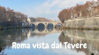 ROMA e le sue Bellezze viste dal Tevere  Ciclabile Tiberina [upl. by Coop]