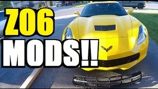 2015 Corvette BUILD Z06 Front Grill install [upl. by Hutt345]