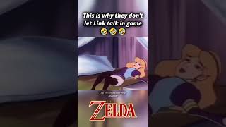 This is why they dont let Link talk in game zelda shorts [upl. by Aryt]