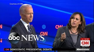 Harris Biden face off again in 2nd Democratic debate l ABC News [upl. by Leelaj]