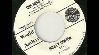 Mickey Dentonone more time World Artists [upl. by Michelle]