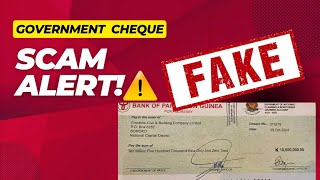 PNG Government Cheques Scam Alert ⚠️ [upl. by Camus]