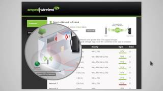 Amped Wireless Setup SR10000 Rev 11 High Power WirelessN 600mW Range Extender [upl. by De Witt420]