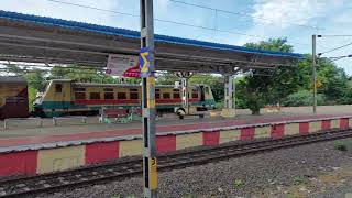 When late running LHB Express meets ICF Express in same location  Indian Railways [upl. by Arised480]