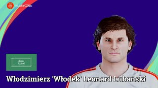 Włodzimierz Włodek Leonard Lubański  PES Clasico Face Bodyamp Stats [upl. by Ainimreh90]