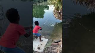 பெரிய மீனை தவறவிட்ட மகிழன் பிடித்த செந்தமிழன் enathuaran fishing fishingvideo [upl. by Assirroc]