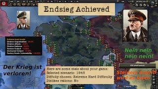 HOI4 Endsieg 1945 Germany Extreme hard mode NO EXPLOIT playthrough part 15  Ultimate Victory [upl. by Dylana]