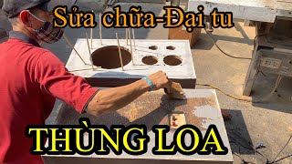 Đóng thùng loa theo yêu cầu sửa thùng loapioneer csf77 Custom speaker box speaker box repair [upl. by Miharbi72]