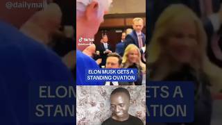 Trump gives Elon a Standing ovation makeamericagreatagain presidentialcandidate trumpnews [upl. by Grous]