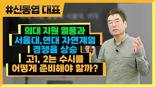 의대 지원 열풍과 서울대연대 자연계열 경쟁율 상승297 신동엽대표 [upl. by Kolodgie]