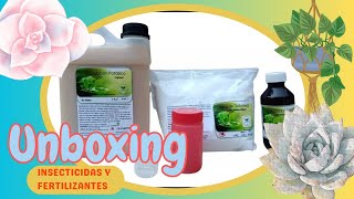 UNBOXINGFERTILIZERJabón potasico aceite de neem y tierra de diatomeas ¿para qué sirven [upl. by Boy]