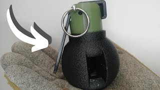 This 3D Printed Airsoft Grenade Is A LOT LOUDER Than I Expected [upl. by Madda]