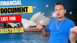 FINANCIAL DOCUMENT to get Australian visa 🇦🇺 Documents required for australian student visa [upl. by Jedediah]