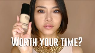 MAKE UP FOR EVER Watertone Skin Perfecting Fresh Foundation NormalDry Skin Review Y225 [upl. by Gentille]