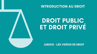 La distinction droit privédroit public [upl. by Assetniuq354]