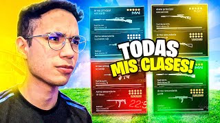 TODAS MIS CLASES QUE USO EN WARZONE  Mingod [upl. by Bultman]