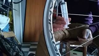 tutorial latticizzare ruote bici da corsa con valvola presta latticizzare copertoni [upl. by Htidirem]