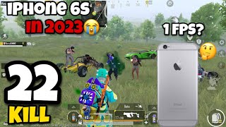 IPhone 6s in 2023  PUBG Mobile  Solo vs Squad  60 FPS TEST [upl. by Ssor]