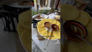 Buffet breakfast in heart of Marrakech  Morocco trip 2024 [upl. by Ayotol501]