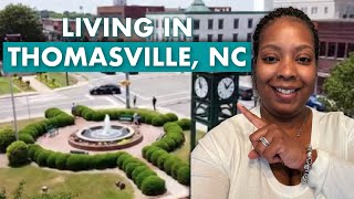 PROS and CONS of LIVING In THOMASVILLE North Carolina [upl. by Eislehc501]