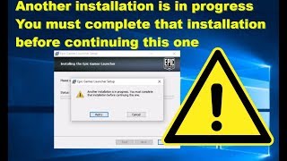 How to fix quotAnother installation is in progressquot error [upl. by Eicyal]