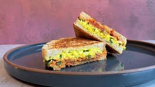 Paneer Panini With Tikka Masala Jam Recipe [upl. by Enyt]