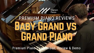 🎹﻿ Baby Grand vs Grand Piano ﻿🎹 [upl. by Krys]