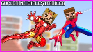 ÖRÜMCEK ARDA VE RÜZGAR GÜÇLERİNİ BİRLEŞTİRDİ 😱  Minecraft [upl. by Ahsiemak495]