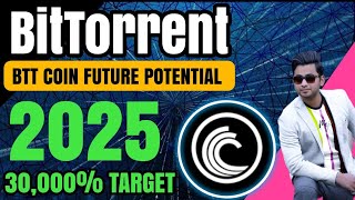 BTT  BitTorrent Crypto coin Future  BTTC Price Prediction 2025 hindi [upl. by Sikorski]