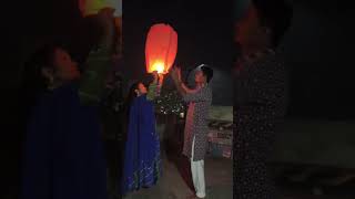 Diwali 🪔 celebrations diwalispecial diwali akashdeep [upl. by Nyrual]