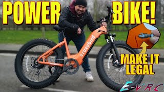 This POWERFUL Ebike is Legal in one CLICK  Crazybird Jumper Review [upl. by Novaj648]