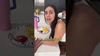 Dad catches Mom eating breakfast without him and this happens shorts [upl. by Candis]