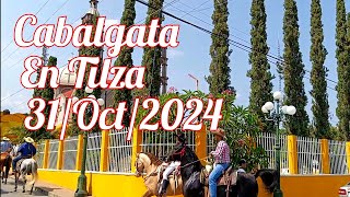 Cabalgata En Tilzapotla 31 De Octubre 2024 50 Aniversario de la Esc SecTec No11 De Tilza 🇲🇽 [upl. by Yeslaehc]