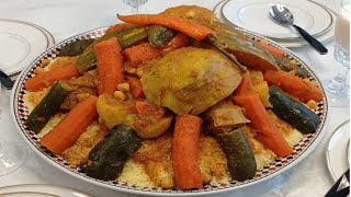 Le vrai couscous royal 👌😋étape par étape facile Y compris pour les débutants💯 [upl. by Adlog]