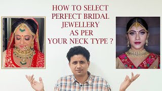 Necklace amp Earring for Long Neck amp Short Neck  How to select perfect bridal jewellery Hindi [upl. by Nnasor]