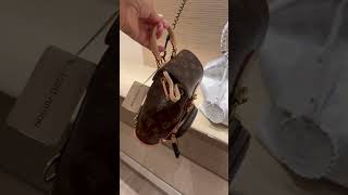 NEW Louis Vuitton Montsouris Mini Backpack review shorts louisvuitton bag fypシ゚viral [upl. by Cinamod]